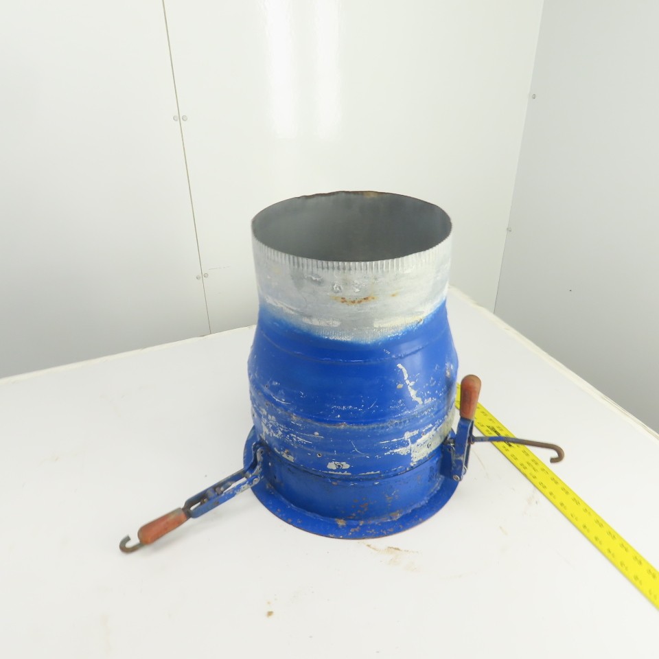 12″ x 13-1/2″ Duct Coupling Assembly W/ Destaco Toggle Clamps 18-1/2″ OAL