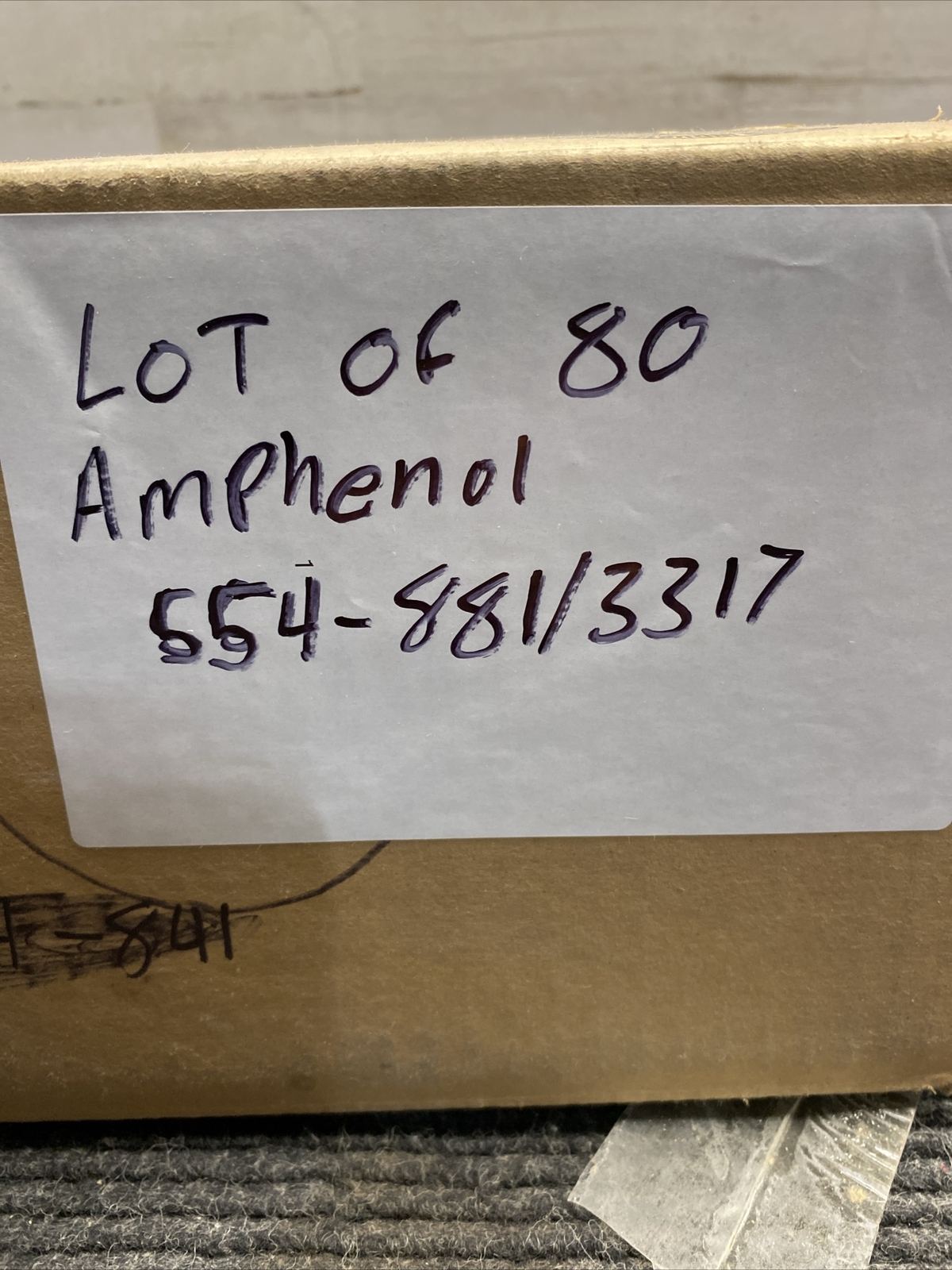 New Lot of 80 Amphenol 554-881/3317 BNC Plug and Jacks FCP Termination 500V