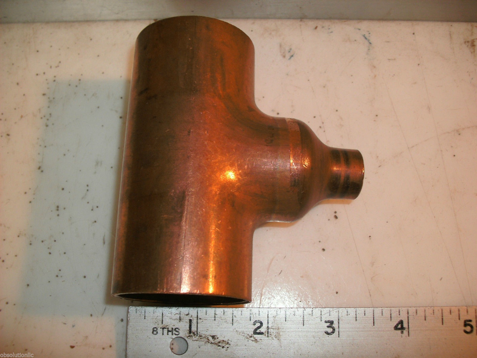 COPPER TEE REDUCING 1-1/2″x 1-1/2″x 1/2″ C x C x C PLUMBING FITTING