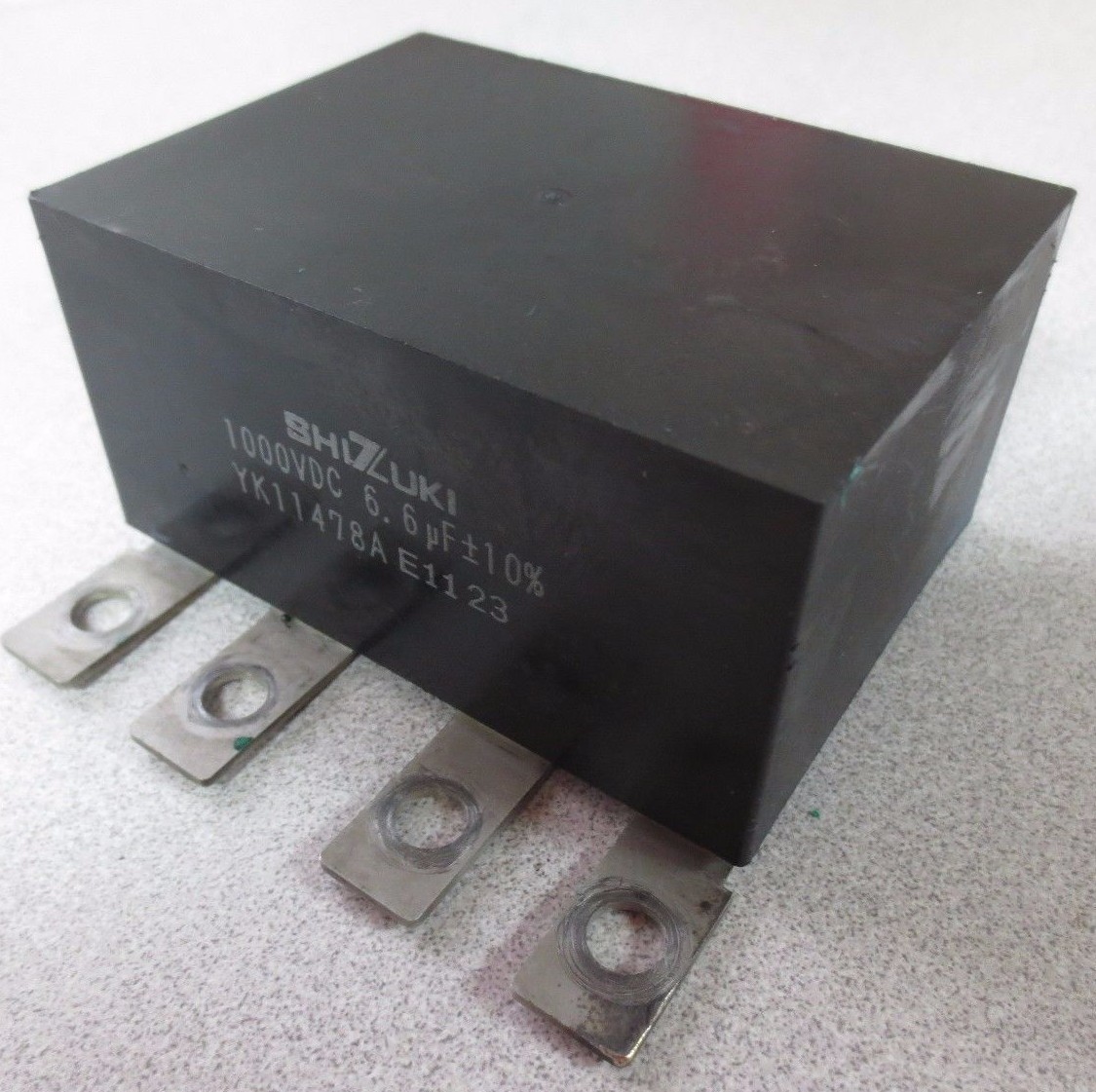 SHIZUKI YK11478A E1123 CAPACITOR – 1000VDC, 6.6µF +/- 1.0%