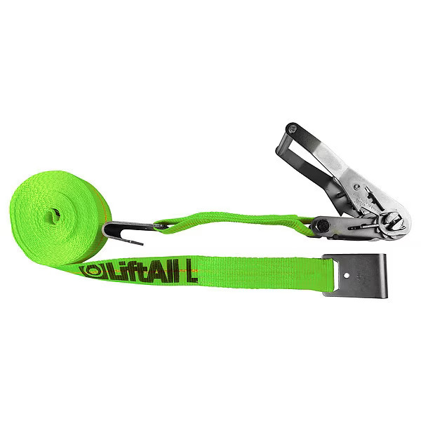 Lift-All TE61001X20 Cargo Strap, Ratchet, 20 ft x 2 In, 3330 lb
