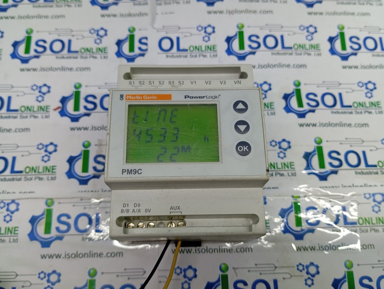 Merlin Gerin PM9C Digital PowerLogic Meter 15198AA Modbus Schneider Electric