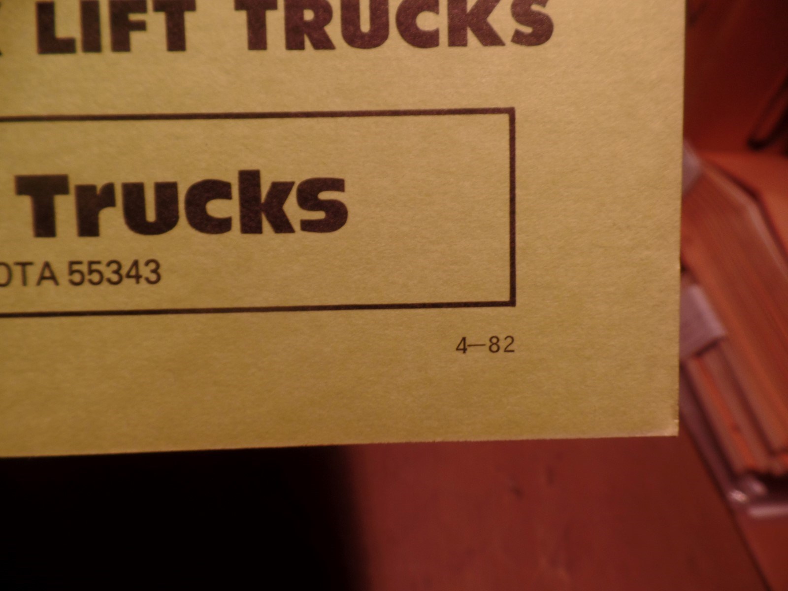 WHITE LIFT TRUCK OVERHAUL MANUAL ME30, 40, 50, & 55B “ELECTRIC” FORK LIFT TRUCKS
