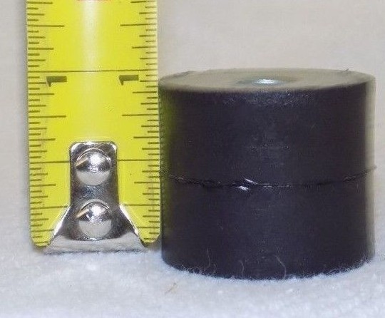 NEW QTY 4 Shock Absorber 8mm X 1.25 Thread Resilient Mount 1 1/4″ W x 1″ H,