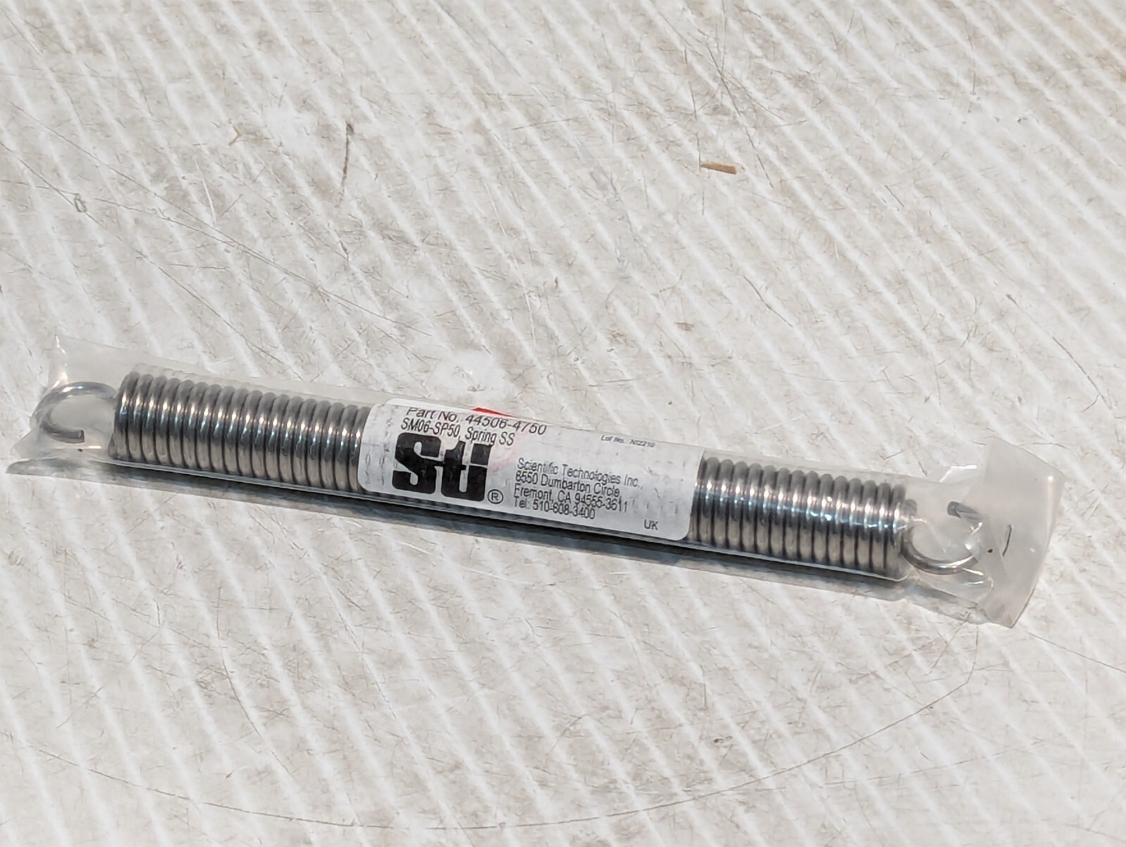 Omron 44506-4750 STI Stainless Steel Spring 8.5″L x 7/8″ Dia.