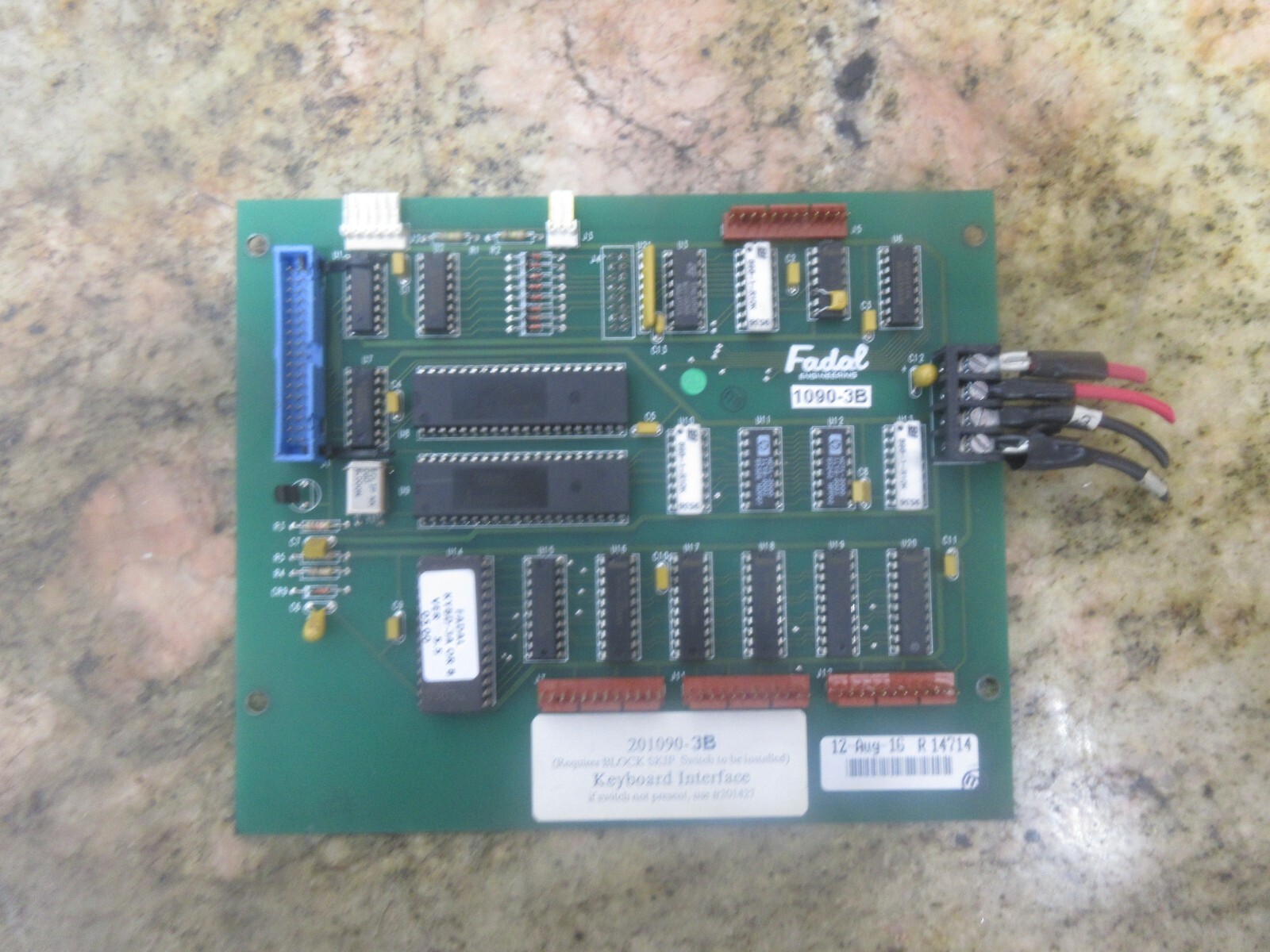 97 FADAL KEYBOARD INTERFACE BOARD 201090-3B 201427 1090-3B