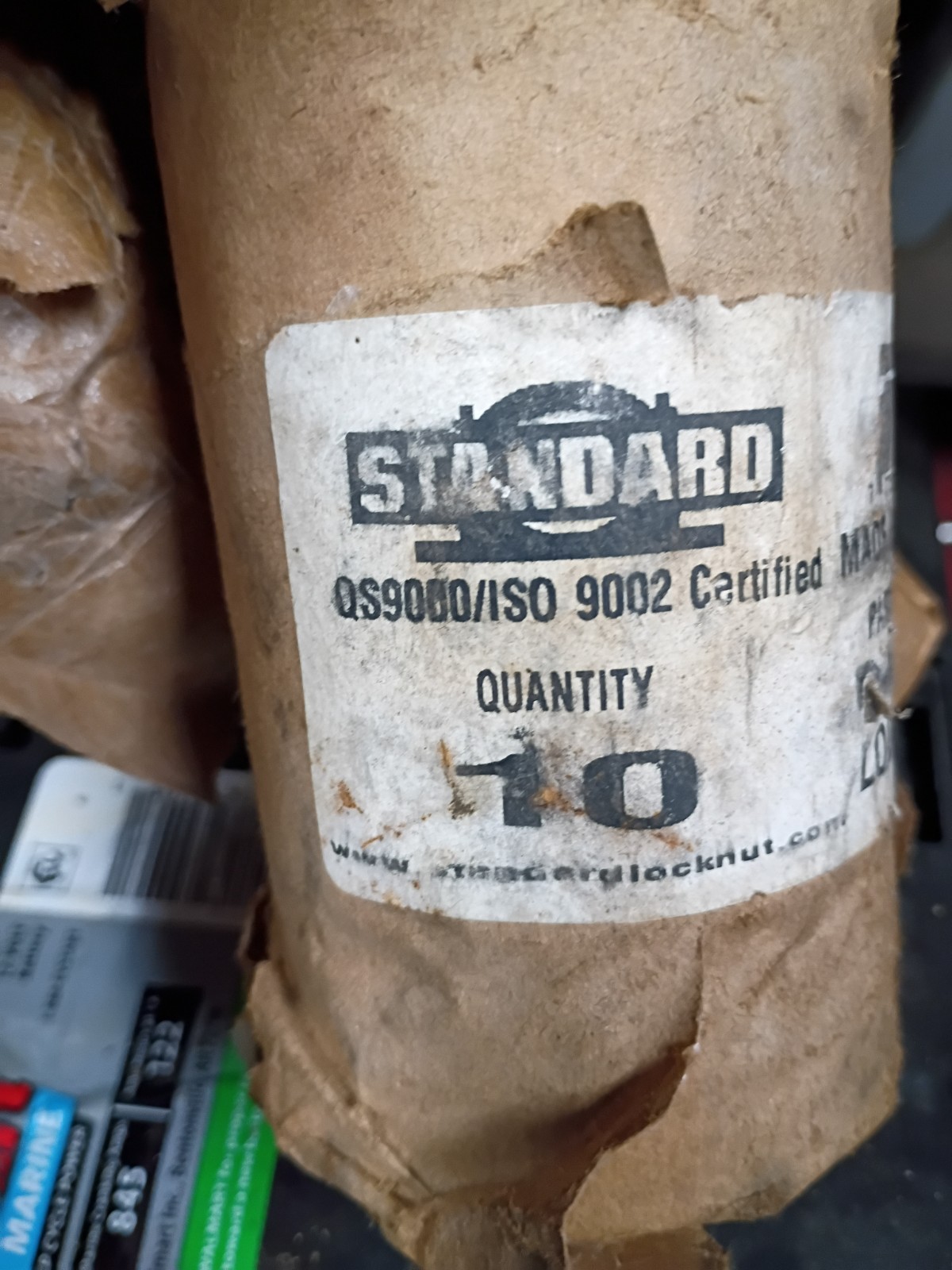 STANDARD LOCKNUT D 1 10 Qty 10
