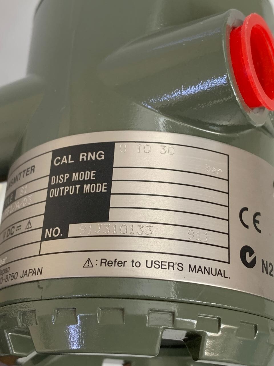 Yokogawa / Transmitter / EJA430A / S1 / MWP 30 BAR, CAL. RNG 0-30 BAR