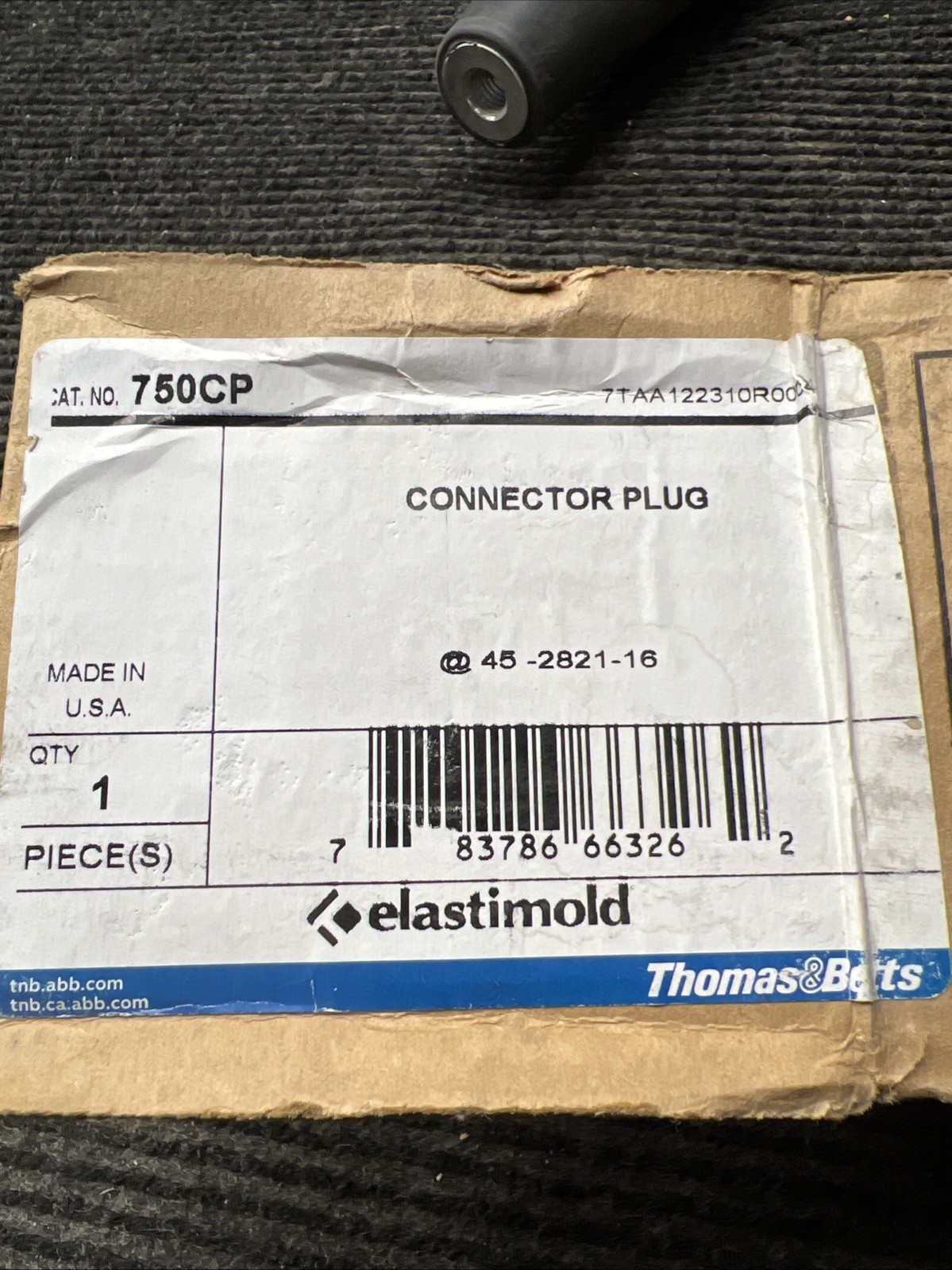NEW 750CP – Elastimold – 35kV 600 Series Connector Plug (45-2821-16)