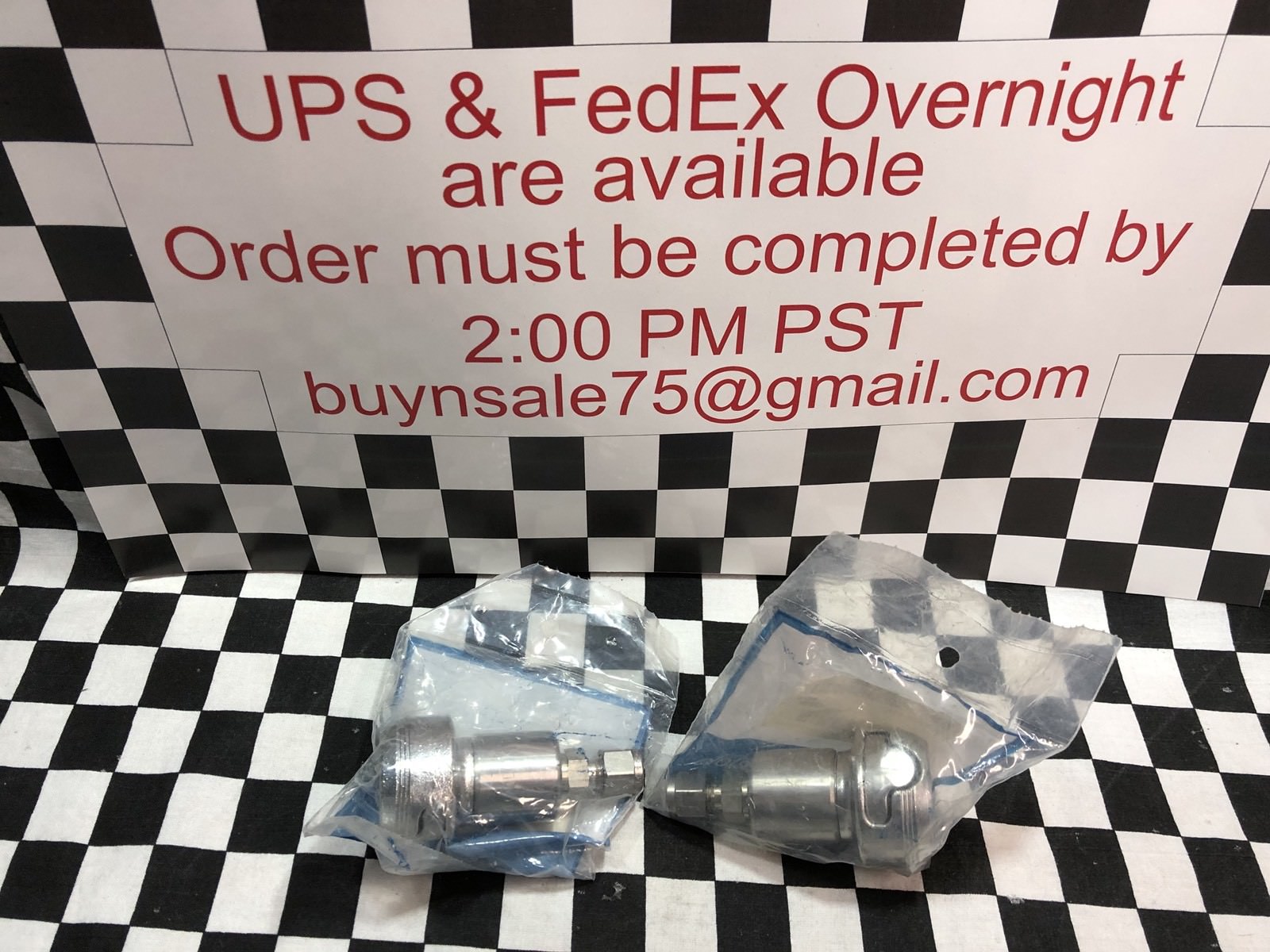 Lot Of 4, Swagelok Quick Connect 1/4″ COMP, SS-QTM2B-B-400, SHIPSAMEDAY#1654D5