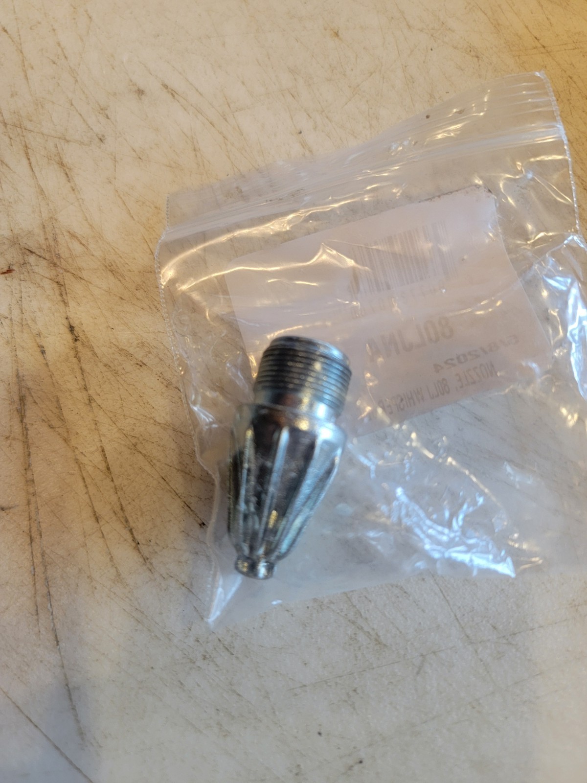Guardair 80LJNA Aluminum Airgun Nozzle, 2-3/32″ L, 3/4″ UNF Thread.