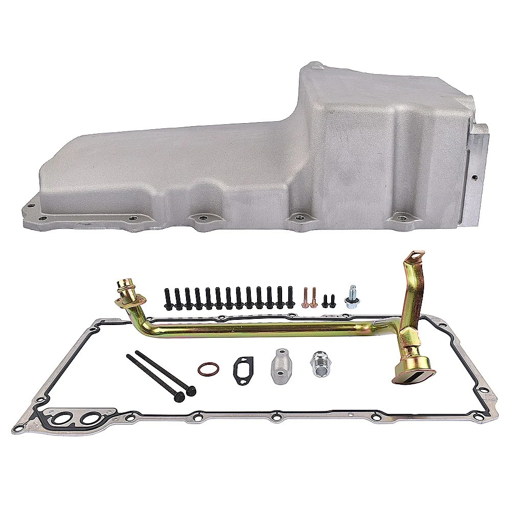 Conversion Swap Oil Pan Low Profile Retrofit Kit Satin Fits for LS1 LS2 LS3 LS6