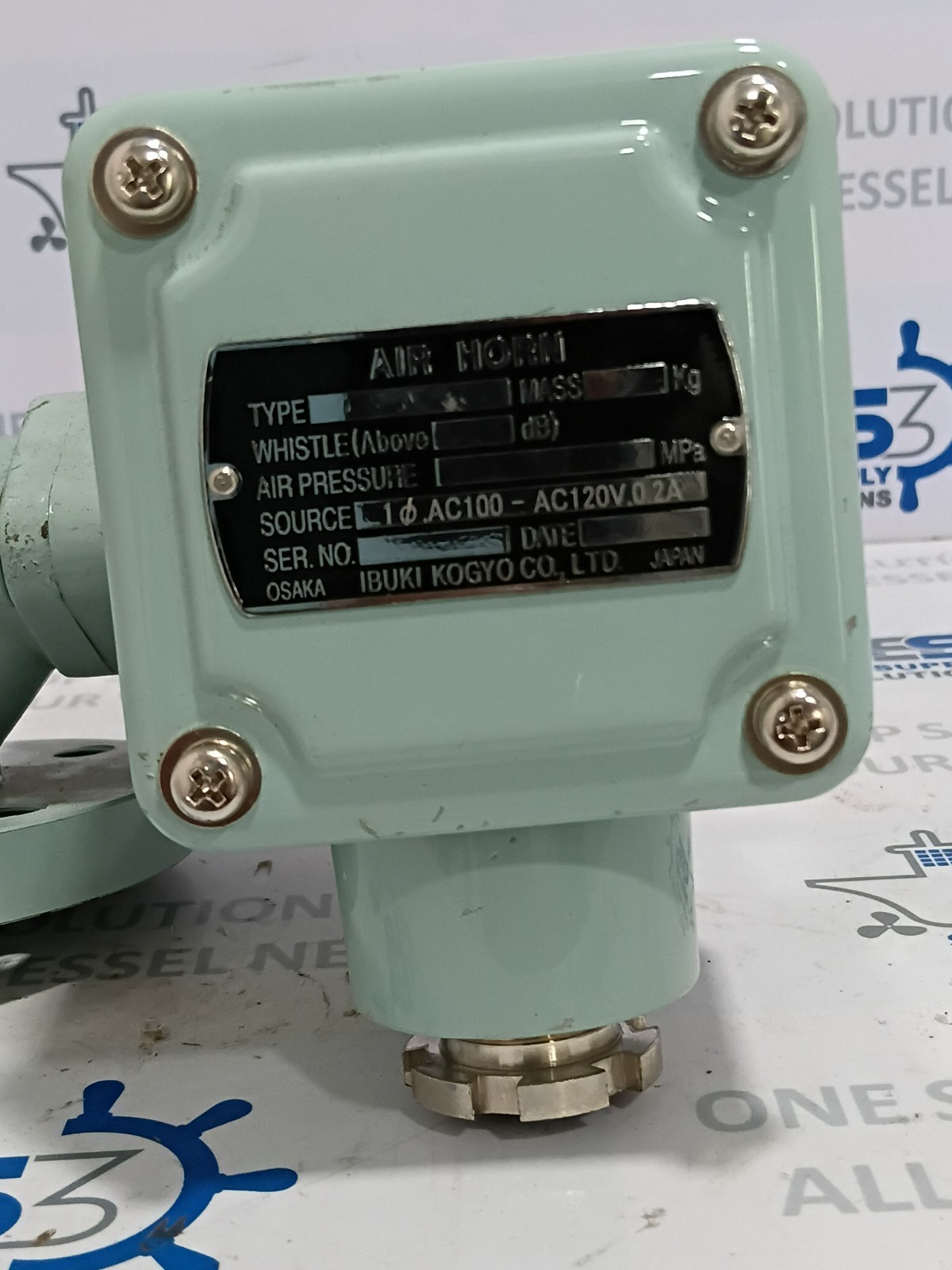 Ibuki Kogyo Valve With Coil For Air Horn 1ϕ AC100-AC120V 0.2A