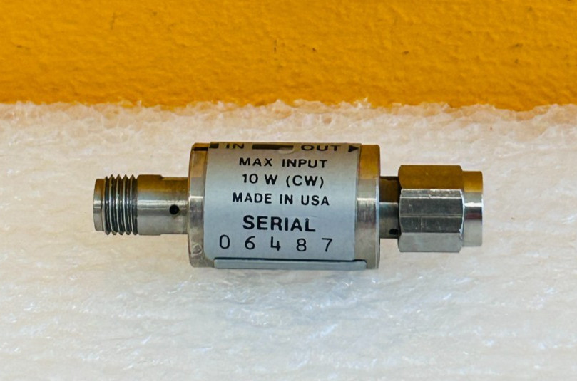 HP Agilent 5086-7284 0 to 1.8 GHz, 10W CW, SMA (M-F) Coaxial Limiter. Tested!