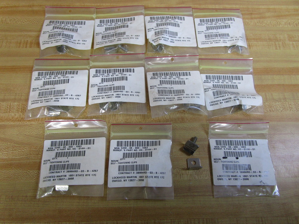 Value Guide VG-014H-01 Rail Clip VG014H01 (Pack of 11)