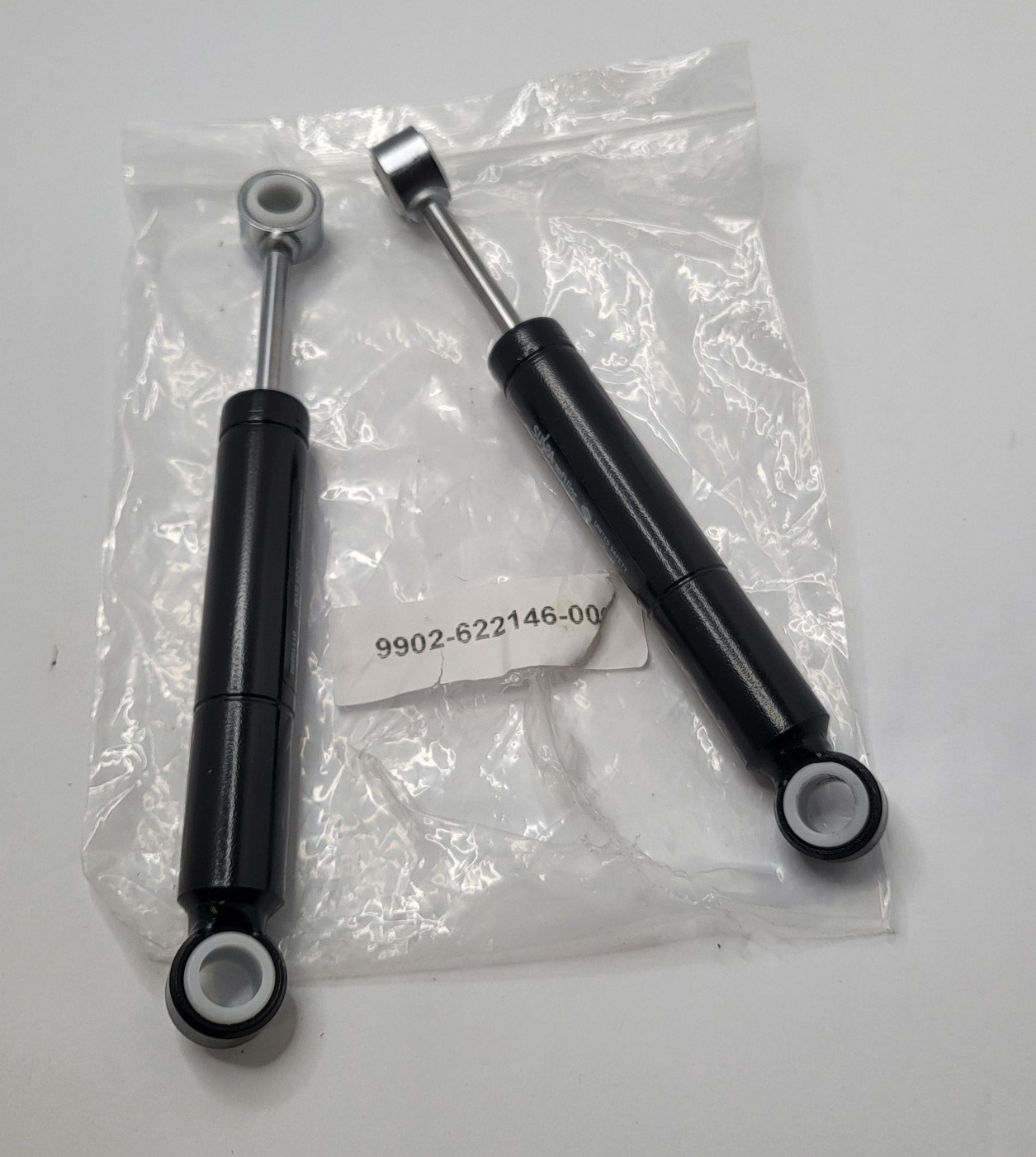 2 Pack SUSPA Softline 9902-622146-000 Shock Absorbers HD25 Dampers Black