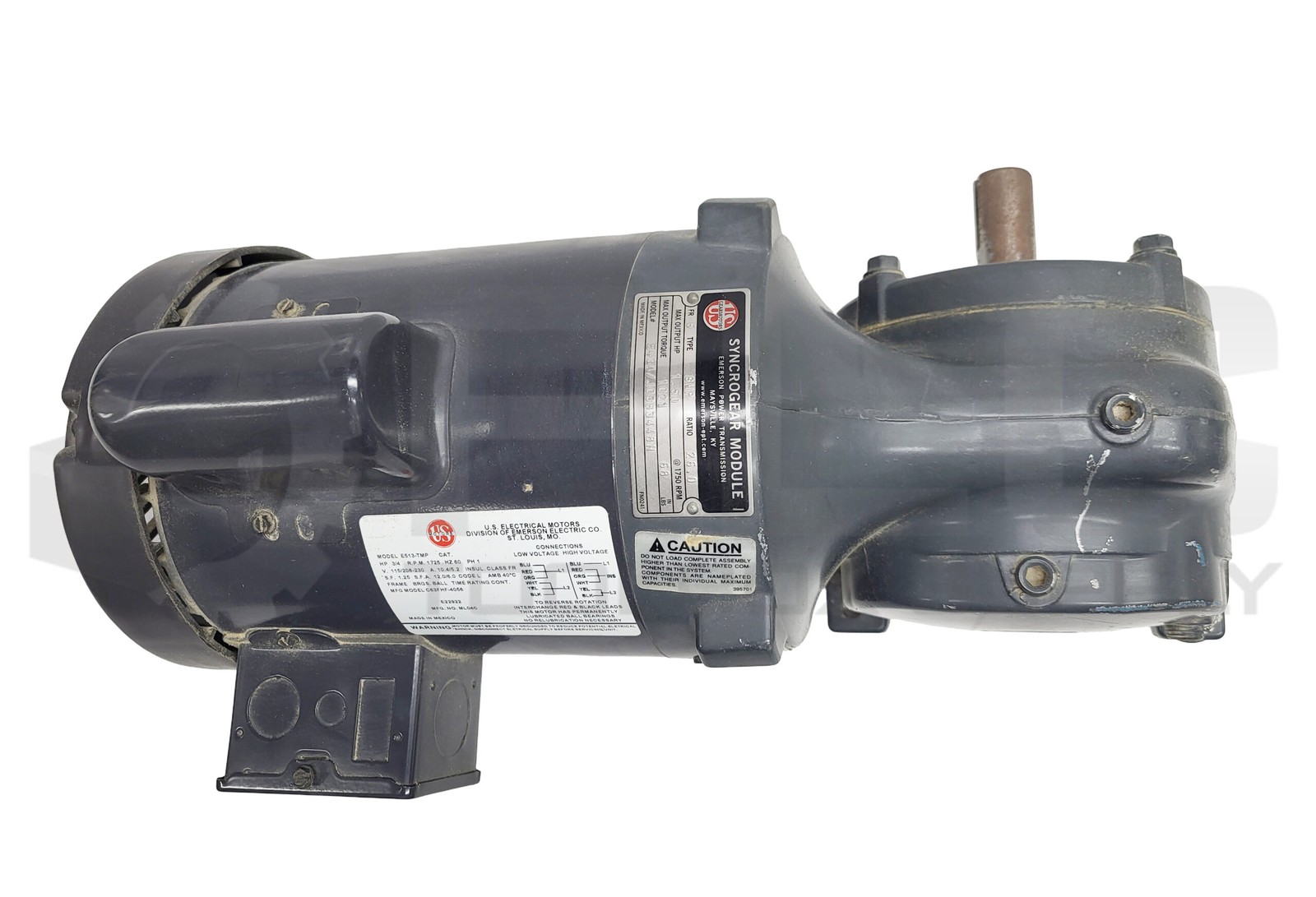 NEW US MOTORS E434/J03834481 SYNCROGEAR MODULE TYPE: GWP RATIO: 26.0, E513-TMP