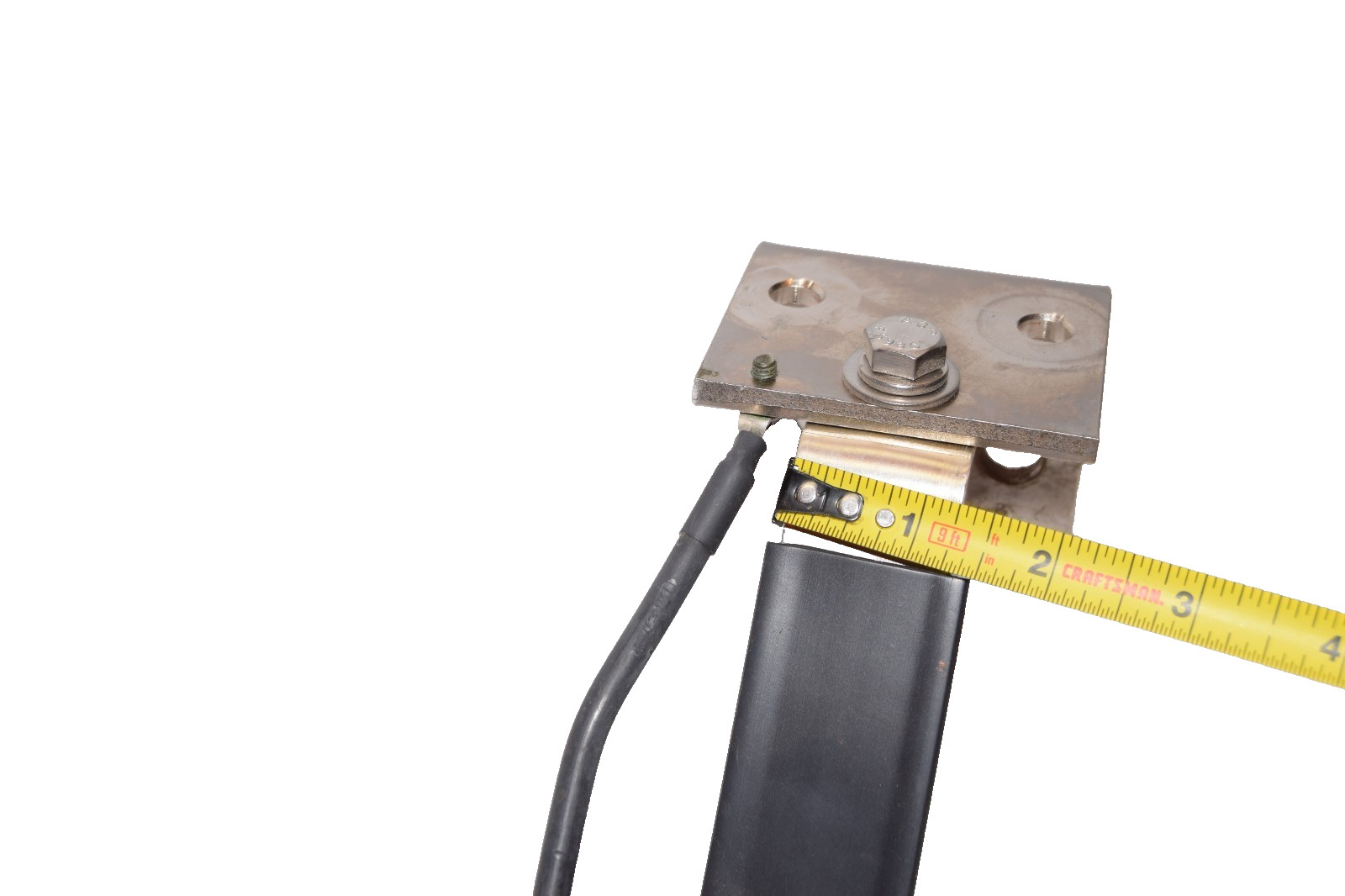 Xibar Buss Ground Strap Bracket BB-2885 C 2-1/2″ x 3″ x 1/4″ 5-1/2″ Strap Copper