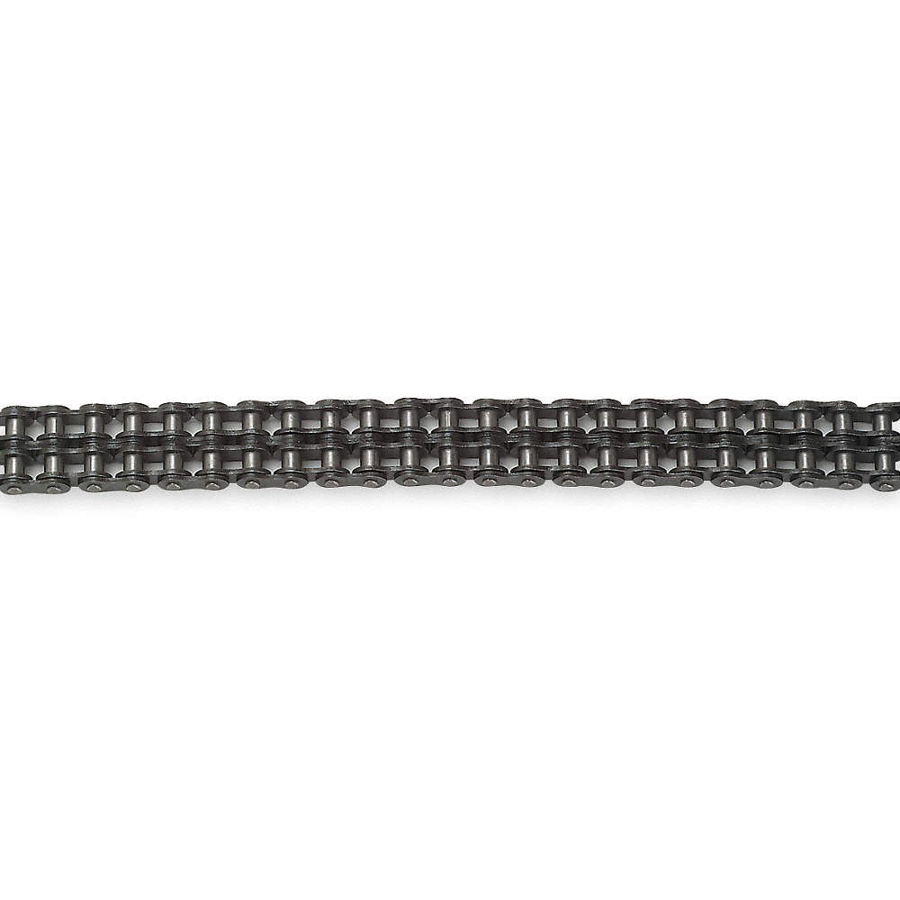 TSUBAKI 35-2RIV Roller Chain,10ft,Riveted Pin,Steel 6L484