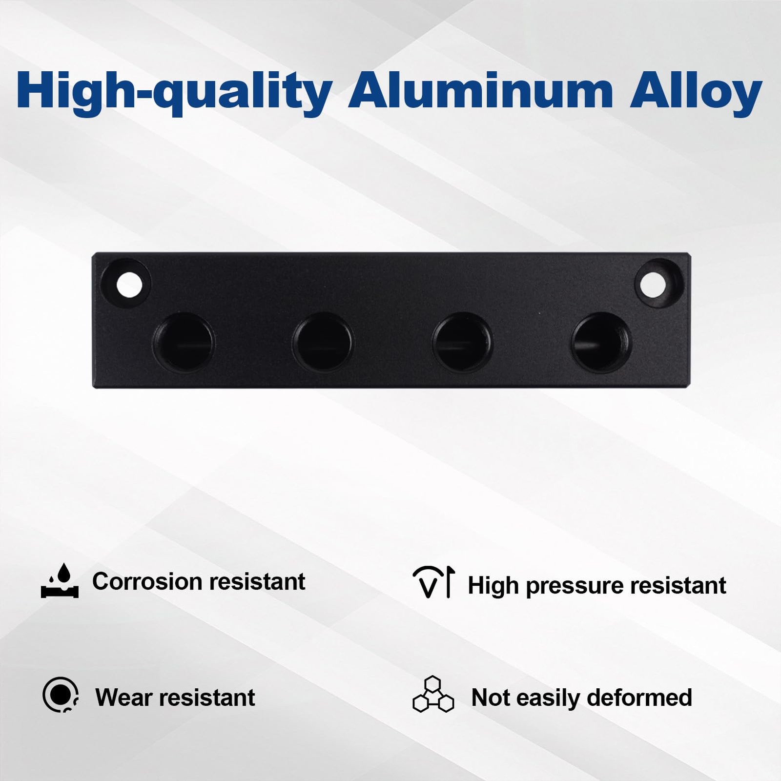 Air Manifold 1/4 NPT, Air Compressor Manifold, Air Hose Inline Manifold Block…