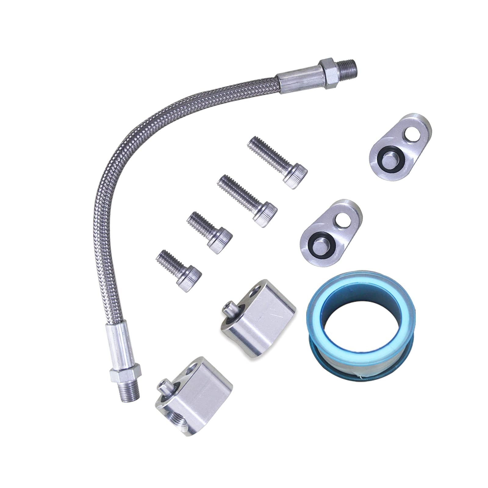 MSCRP LS Throttle Body Bypass Hose kit LS Coolant/Steam Port Crossover Hose K…