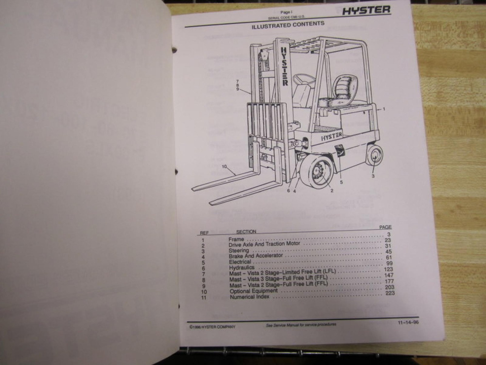 Hyster E70-80-100-120XL Parts Manual Hy-E7080100120XL