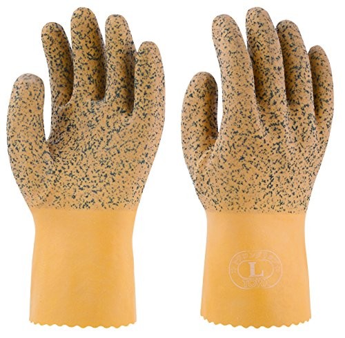 Towa Corporation Full Coat Gloves Towaron Grip Size 141 Small Yellow