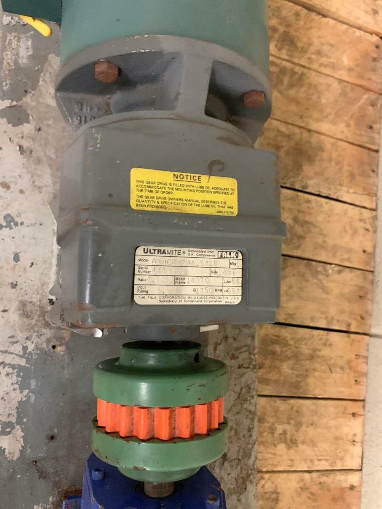 Lobeflo SR/2/018/LS/3A Positive Displacement Pump w/ Motor and Gear Reducer