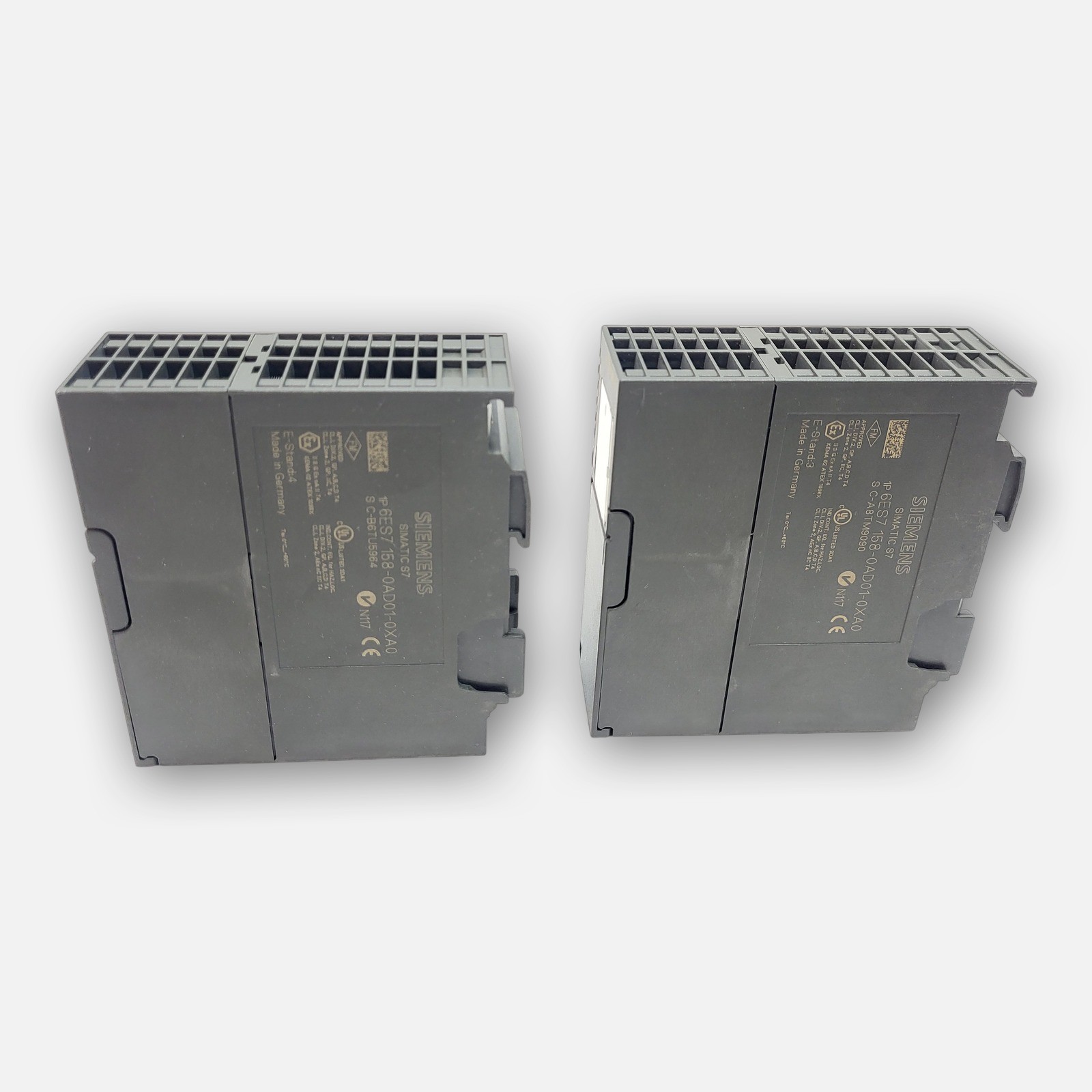 LOT OF 2 SIEMENS 6ES7158-0AD01-0XA0 COUPLER MODULE, SIMATIC S7, 24VDC