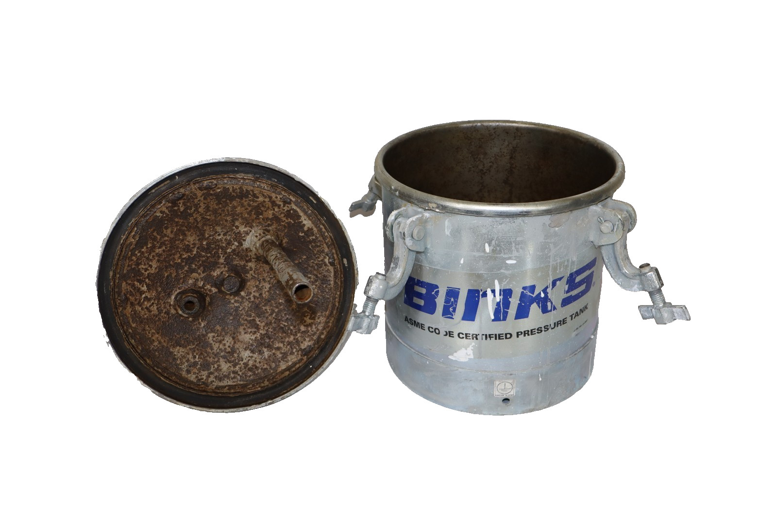 Binks 2.8 Gallon Paint Pot Stainless Pressure Paint Pot CRN OH6685.5C