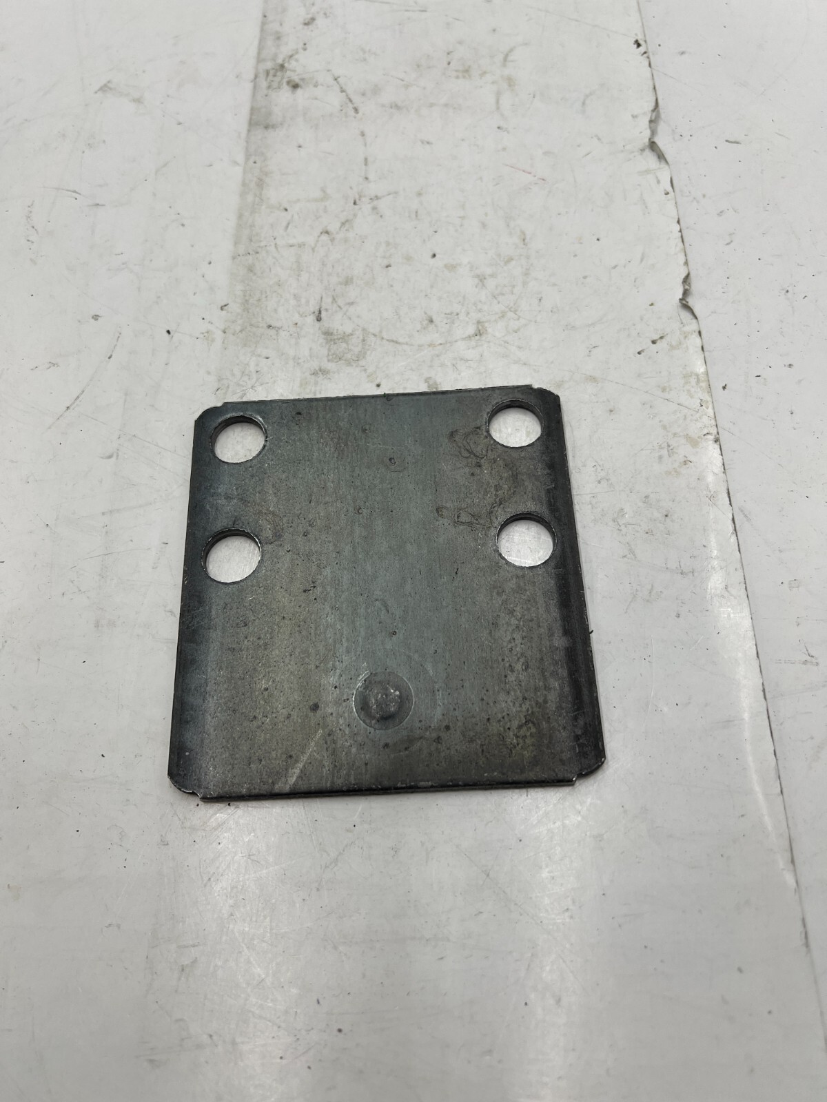 (Qty 25) Upright Shim Footplate 4 X 4-1/4 in 10GA Steel Unfinished 41D989