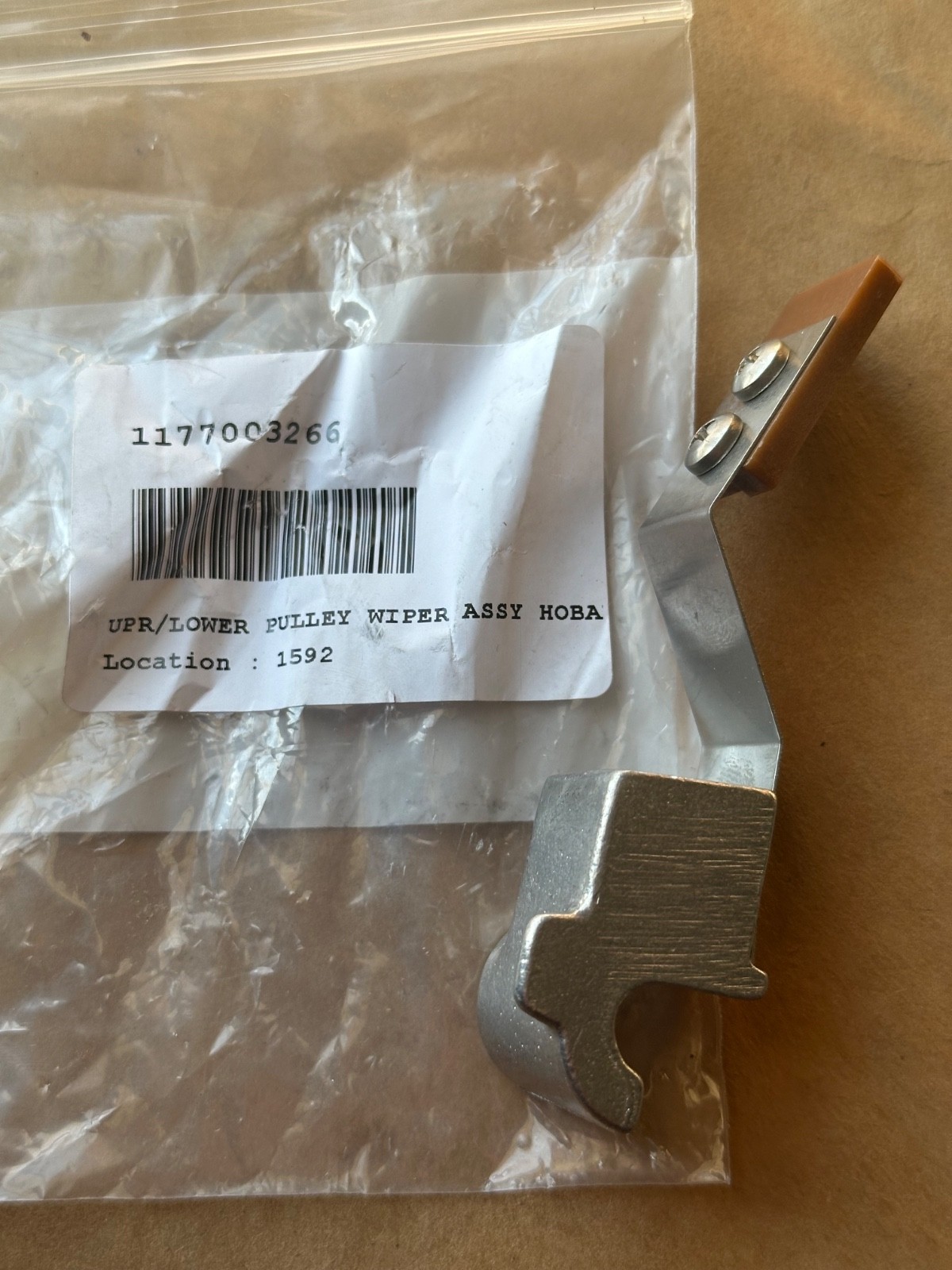 Hobart Saw Upper / Lower Pulley Wiper Model 5801 OEM# B102399 1177003266