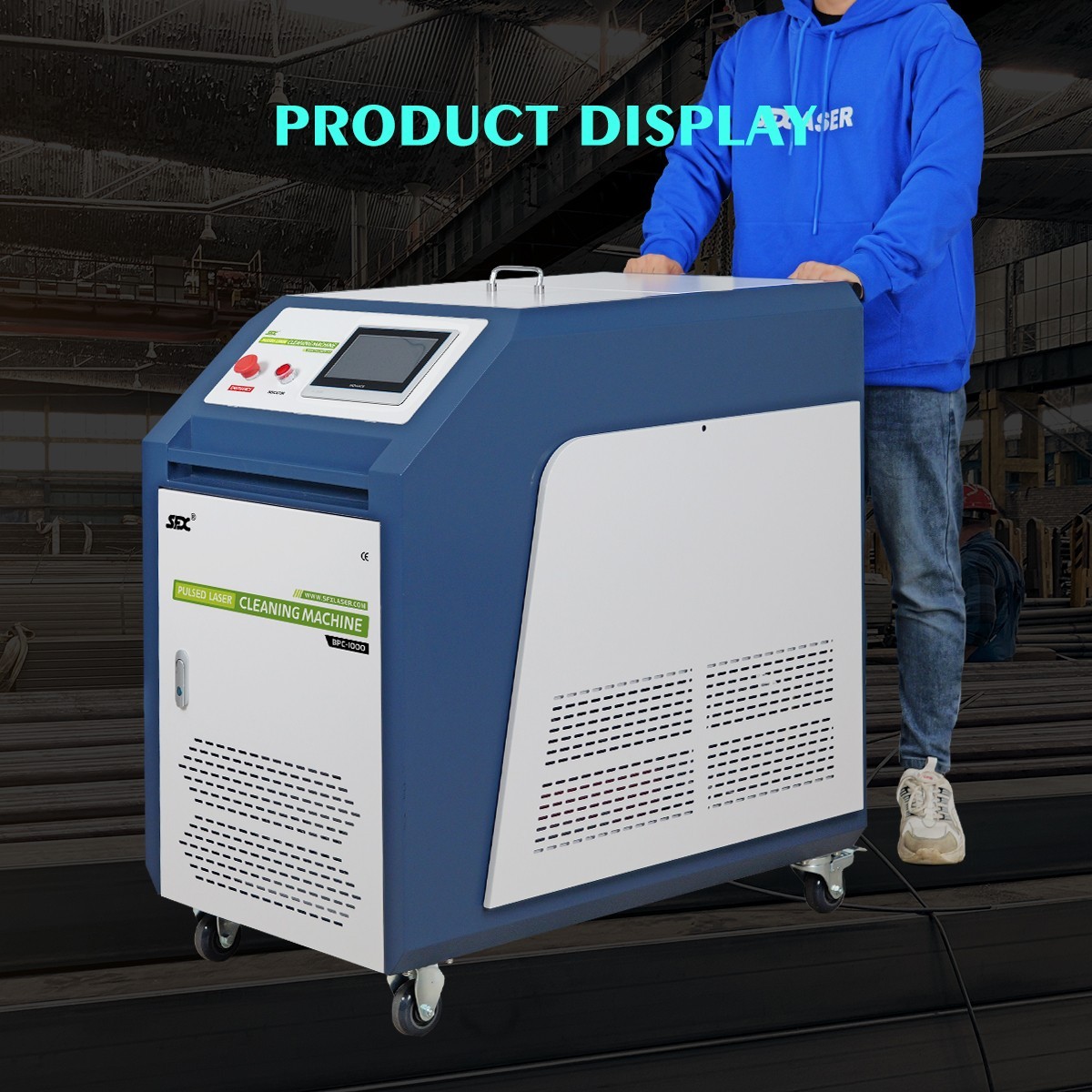 1000W Pulse Laser Cleaning Machine Laser Cleaner for Metal Paint Rust Coating