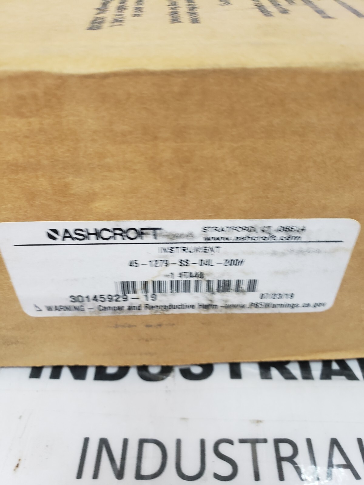 ASHCROFT 45-1279-SS-04L-200 GAUGE