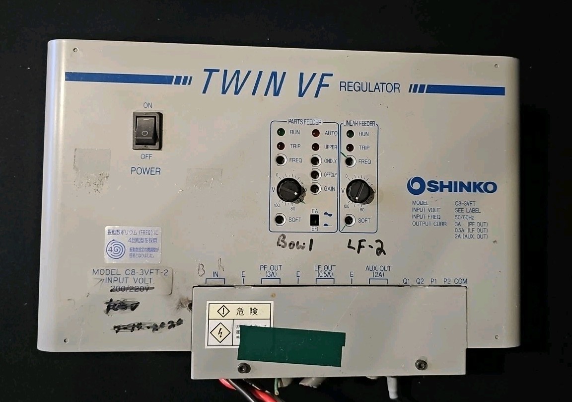 Shinko C8-3VFT-2 Twin VF Regulator 200/220V – Free Shipping