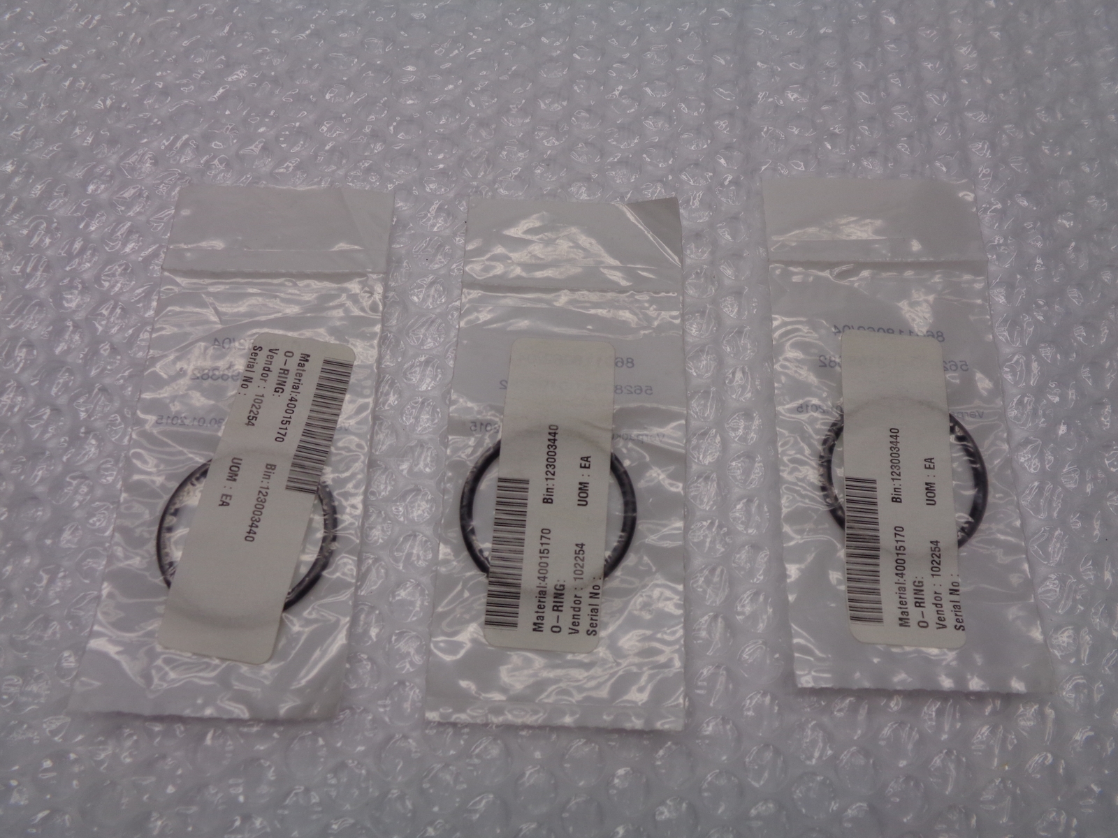 INDUSTRIAL SPARE 860118062/04 56283341-0198382 O-RING LOT OF 3 NSNP