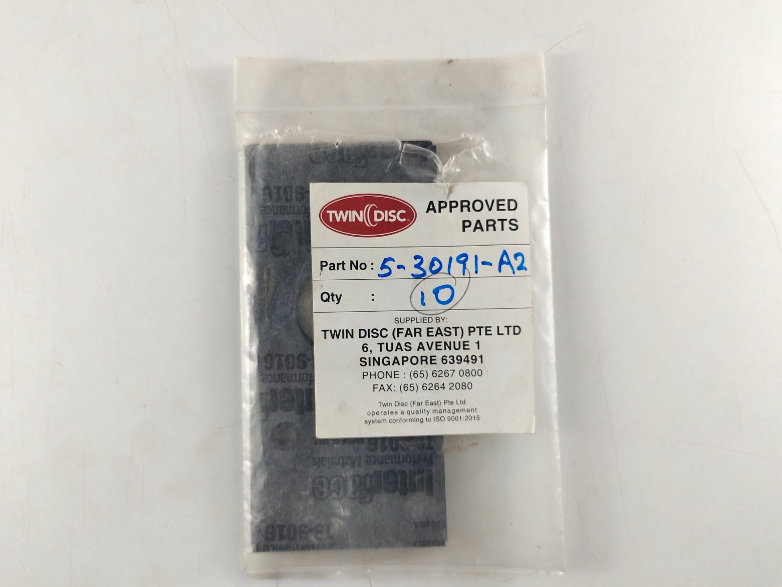 Packing P/N 5-30191-A2 For Twin Disc ( Pack of 9 )