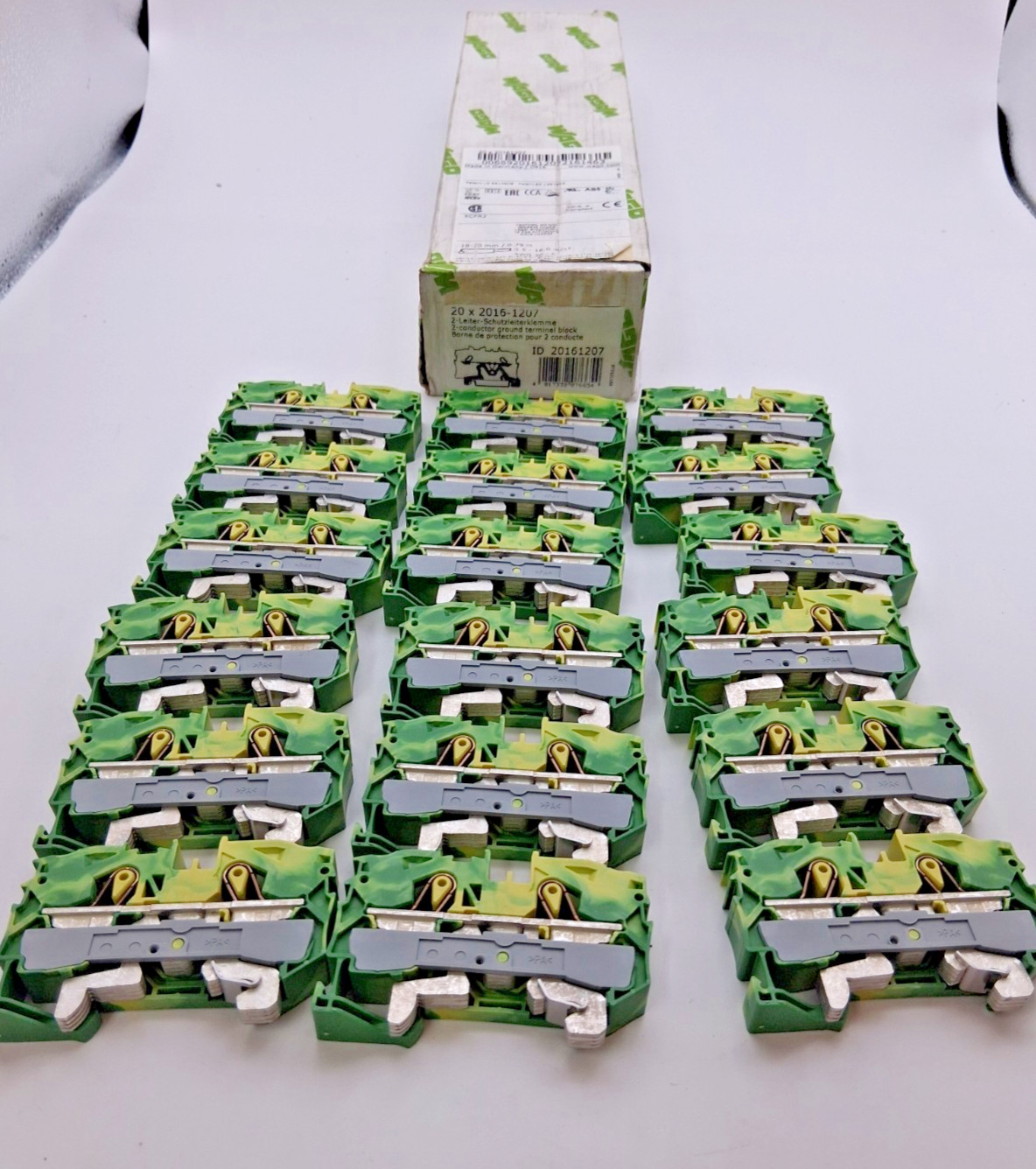 Wago 2016-1207 Terminal Block – Box of 18