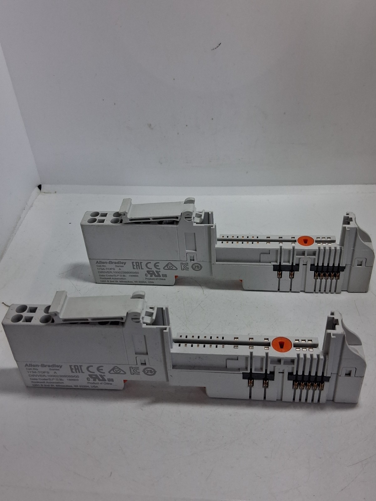 ALLEN BRADLEY 1734-TOPS TERMINAL BASE (LOT OF 2) NNB
