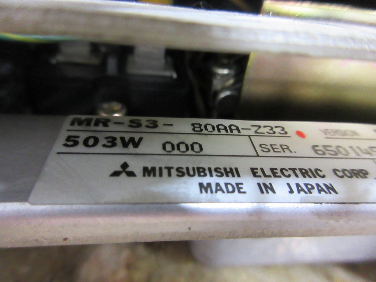 *SPECIAL* MITSUBISHI DRIVE MR-S3-80AA-Z33 RF203 BN634E713G52 RF23E BN634E167G51