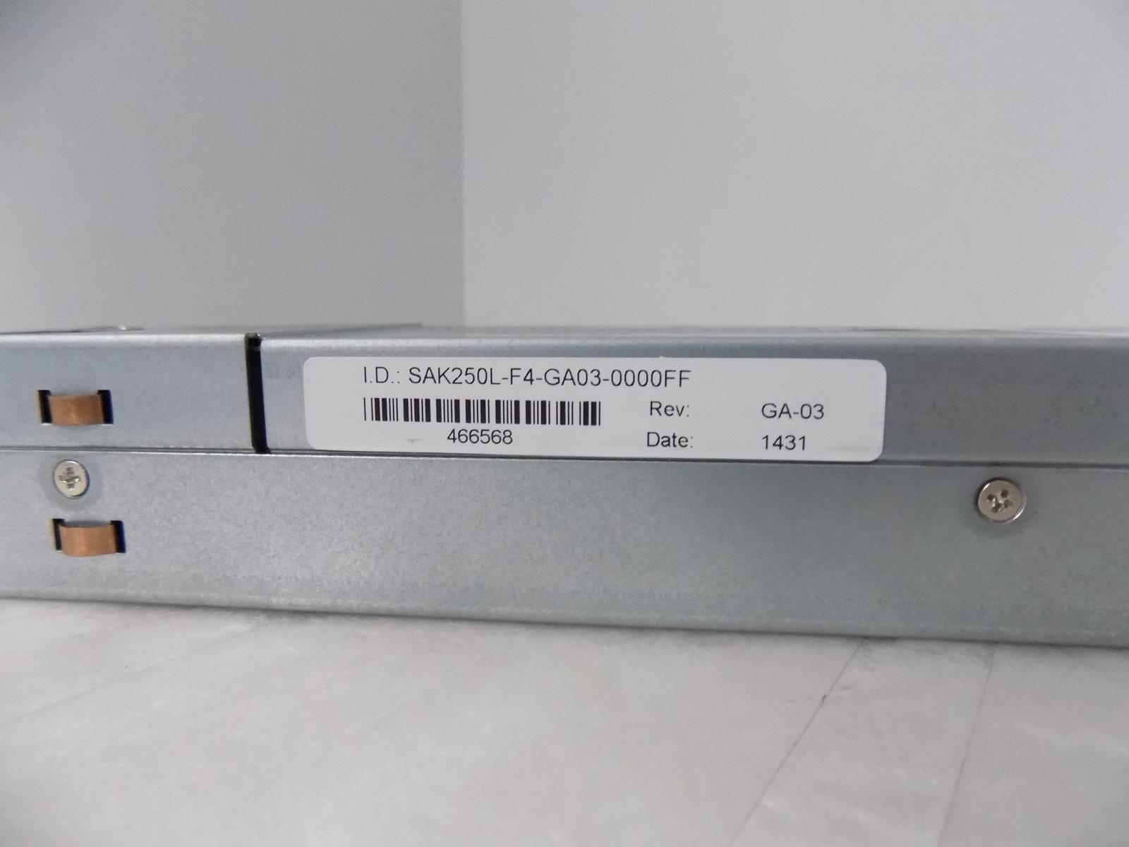 APM SAK250L-F4 for Juniper 250W Server Power Supply