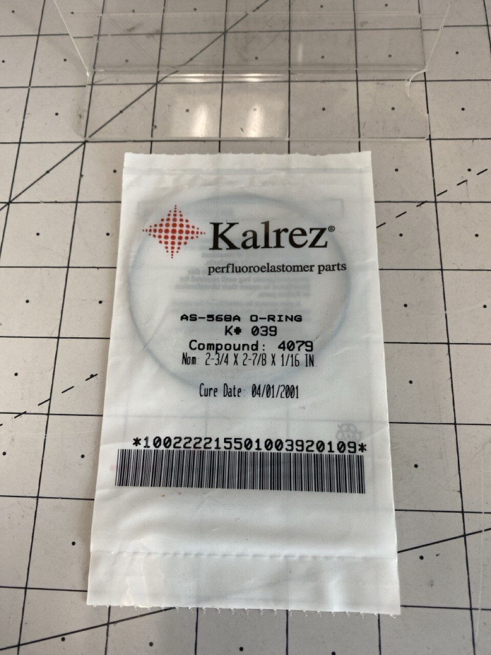 Kalrez K# 039 O-Ring PN: AS-568A Tokyo Electron/TEL B2027-101896-1