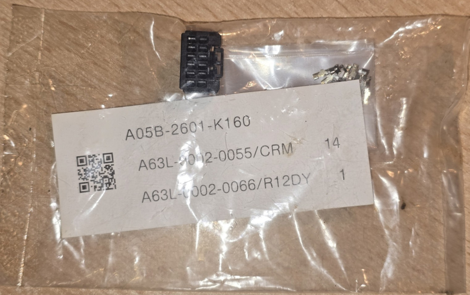 Fanuc A05B-2601-K160 – 14 Pin I/O Connector Plug Kit with Pins