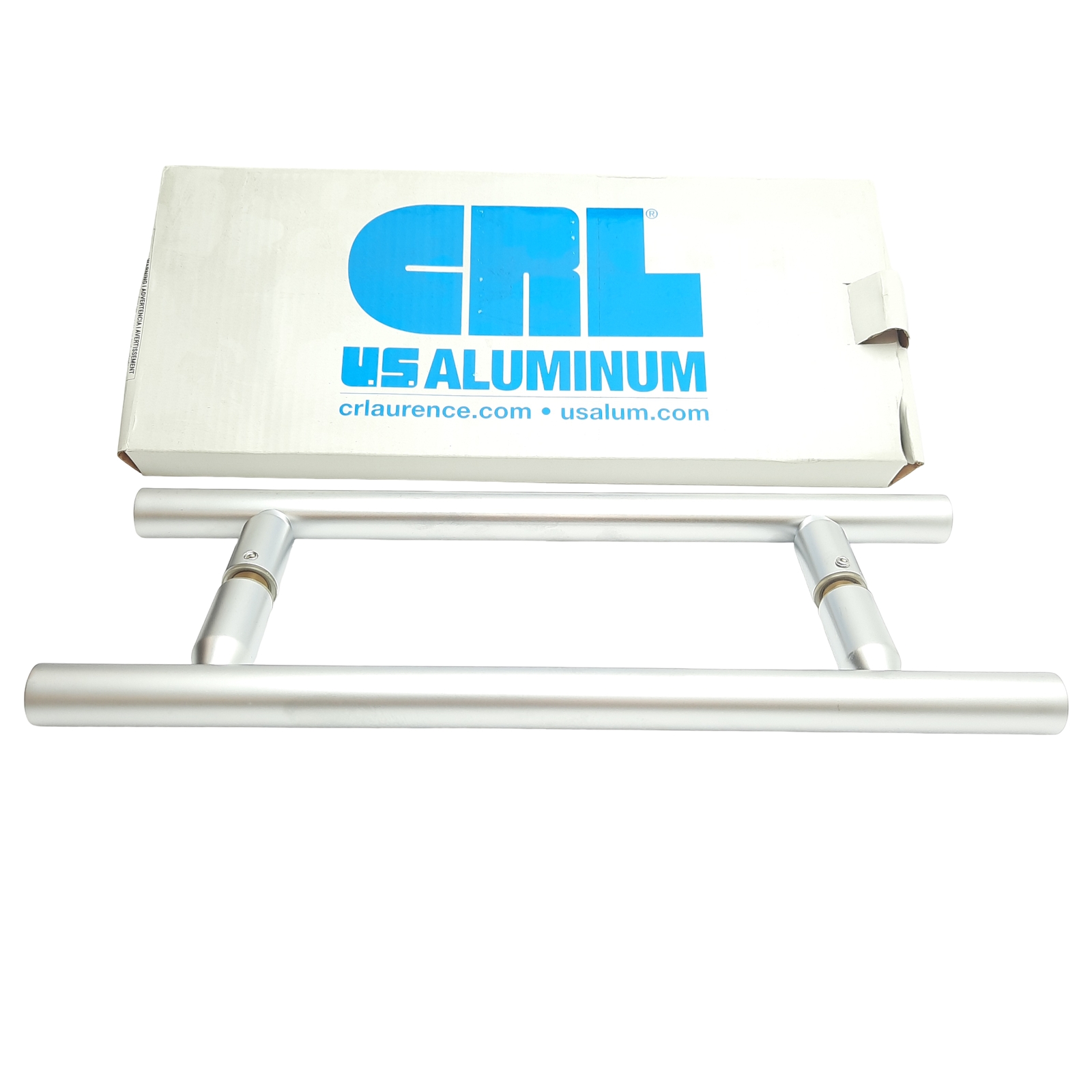 CR Laurence LP8X8SC Back-To-Back Pull Handles, 8in, Satin Chrome