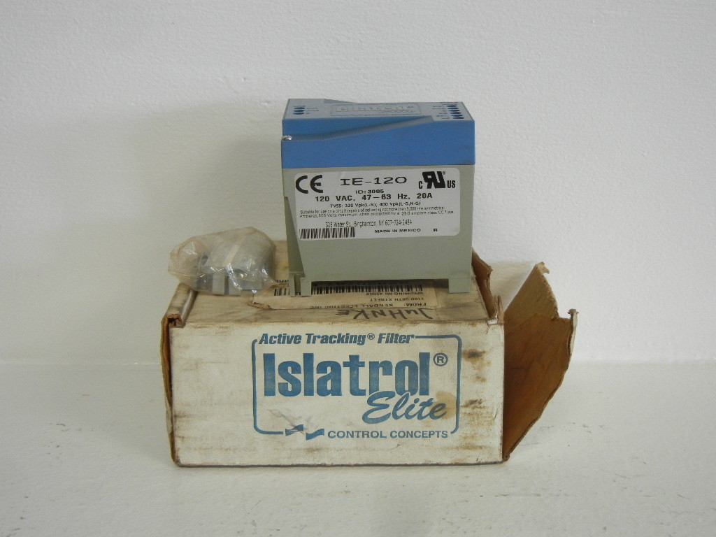 CONTROL CONCEPTS IE-120 NEW ISLATROL ELITE ACTIVE TRACKING FILTER IE120
