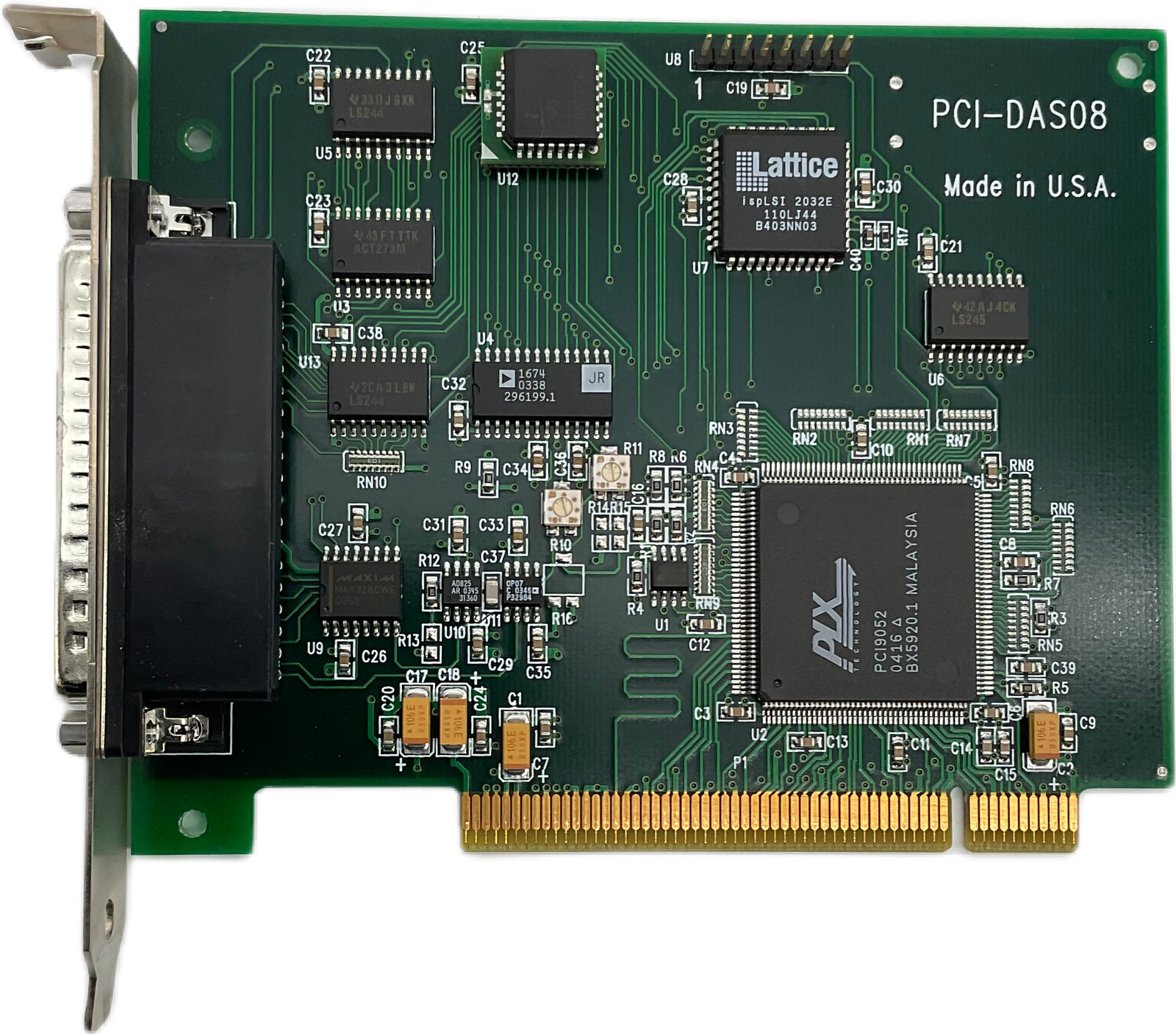 PCI-DAS08 Data Acquisition Interface DAQ PCI Card