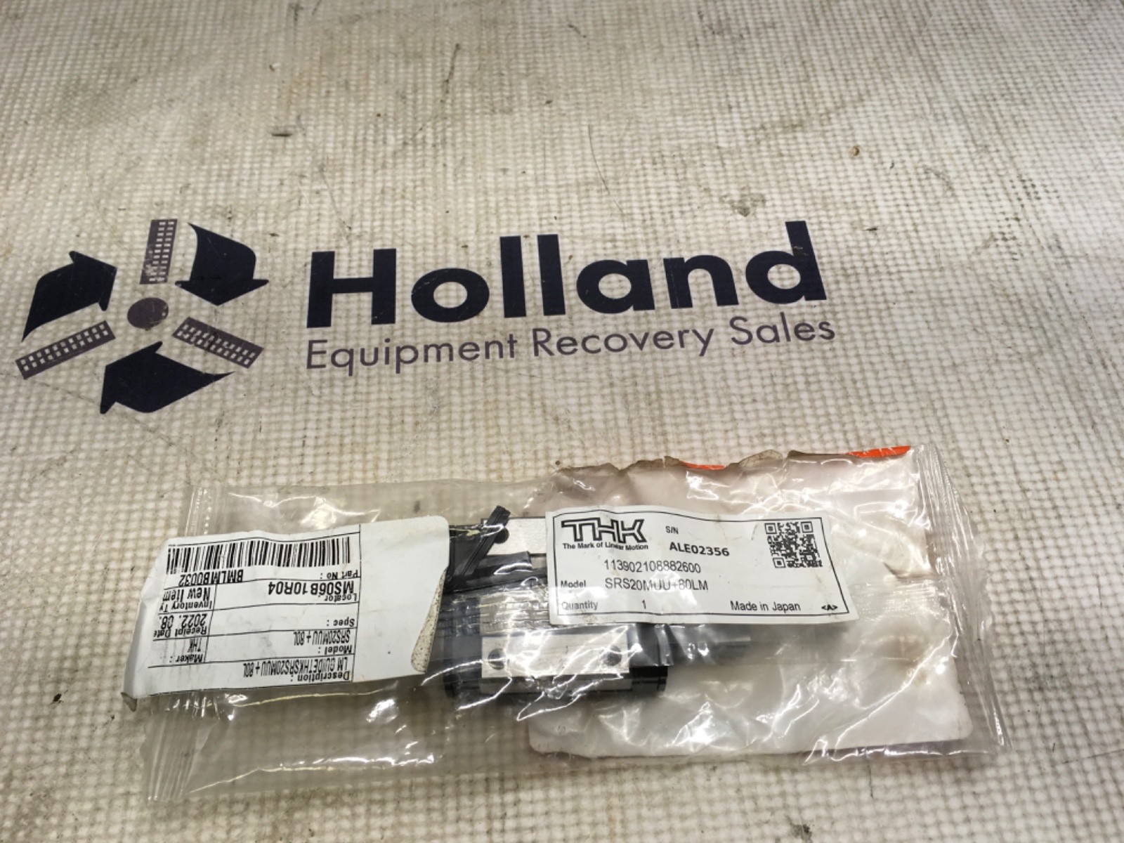 THK Guide Rail, SRS20MUU+80LM, , NOS, LG-4556