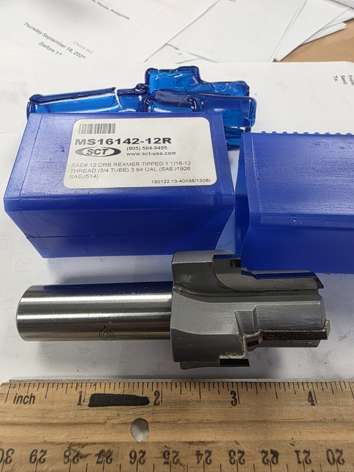 3/4″ TUBE Porting Tool, Scientific Cut Tools SAE J1926 J514 CARBIDE TIPPED, USA