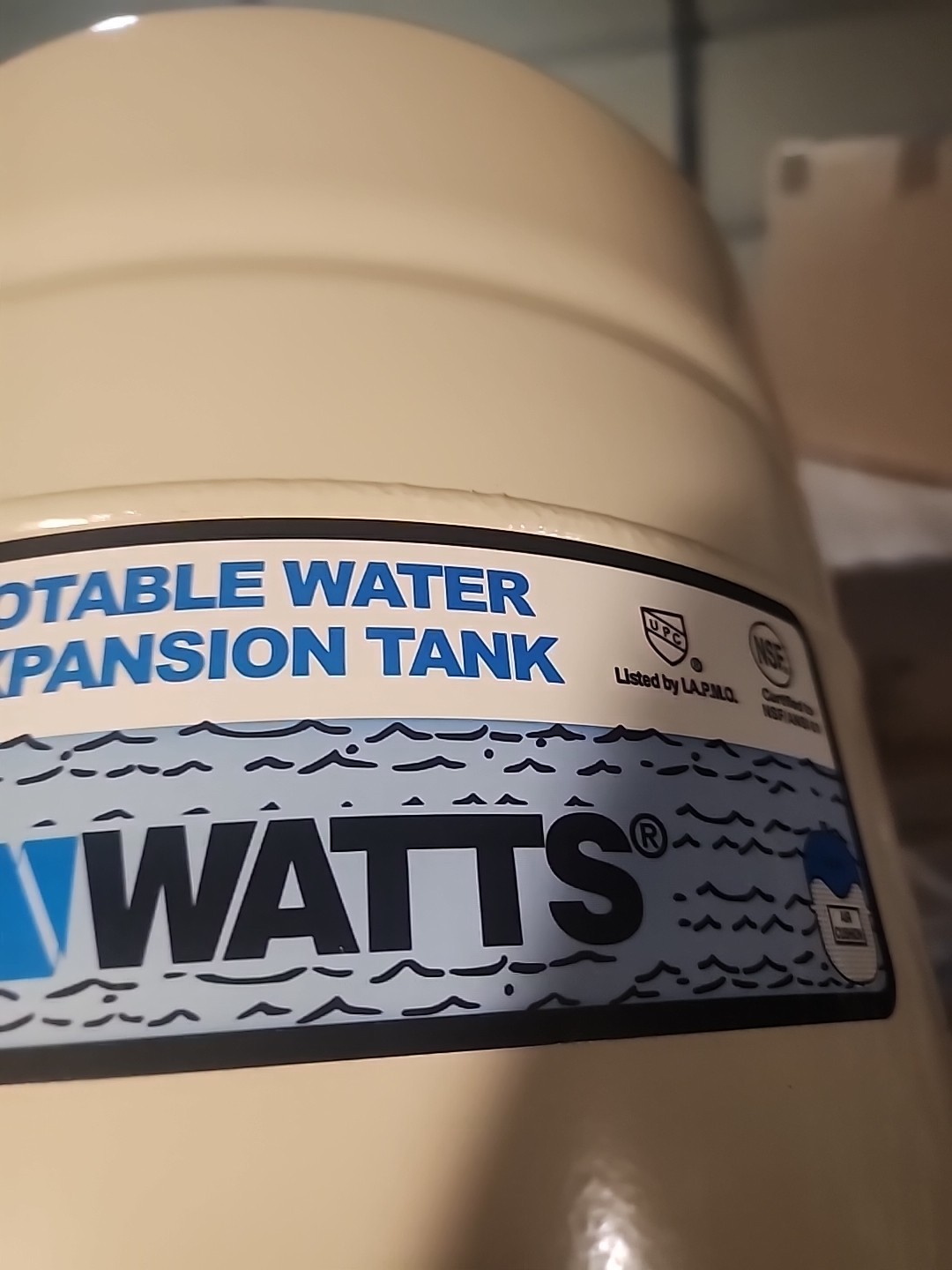 Watts 0067371 PLT-12 Potable Water Expansion Tank 4.5 Gallon 150 PSI Vertical