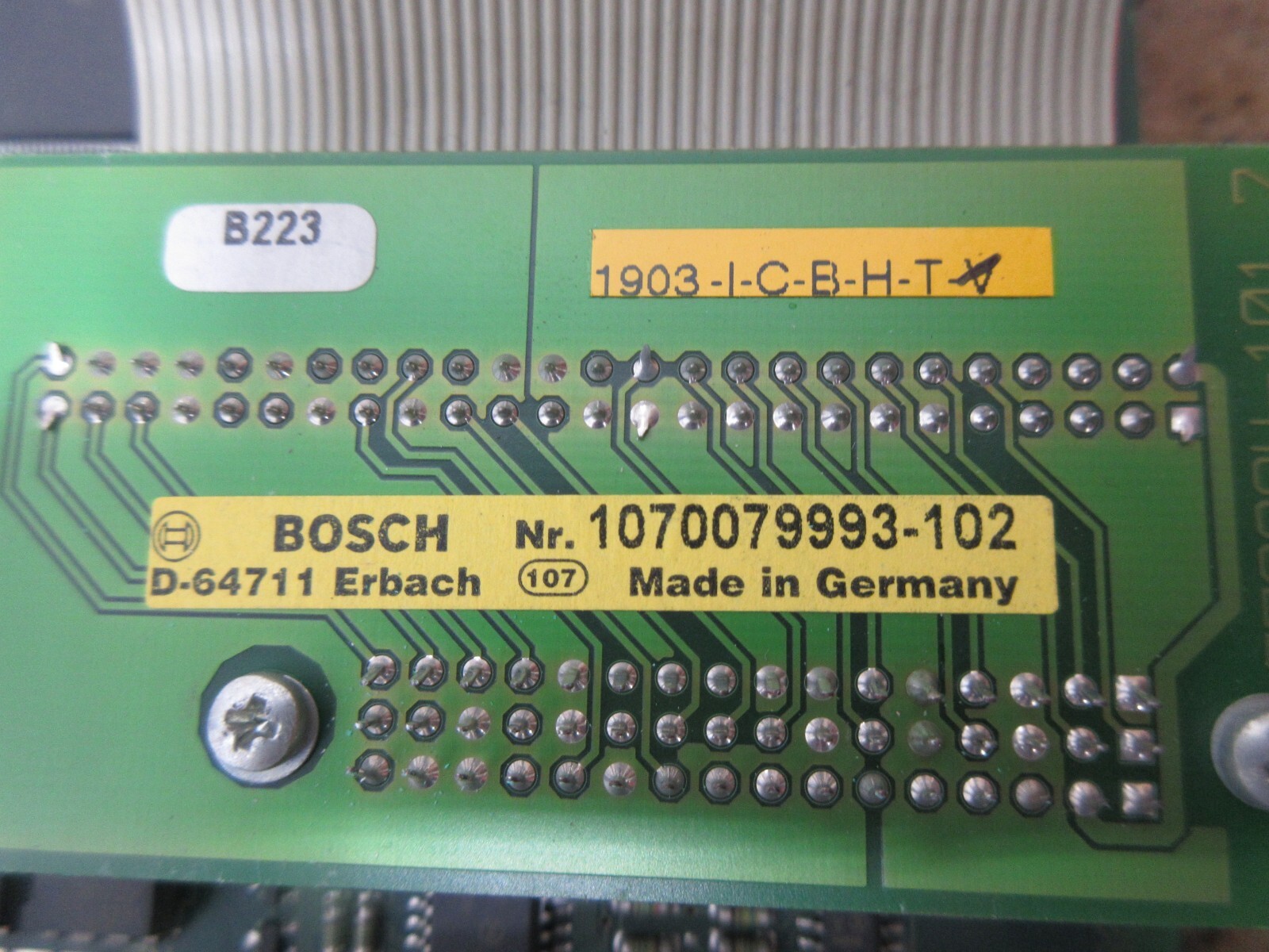 BOSCH BOARD 078804-1037 079994-101_7 1903-I-C-B-H-T 1070079993-102 EACH 1